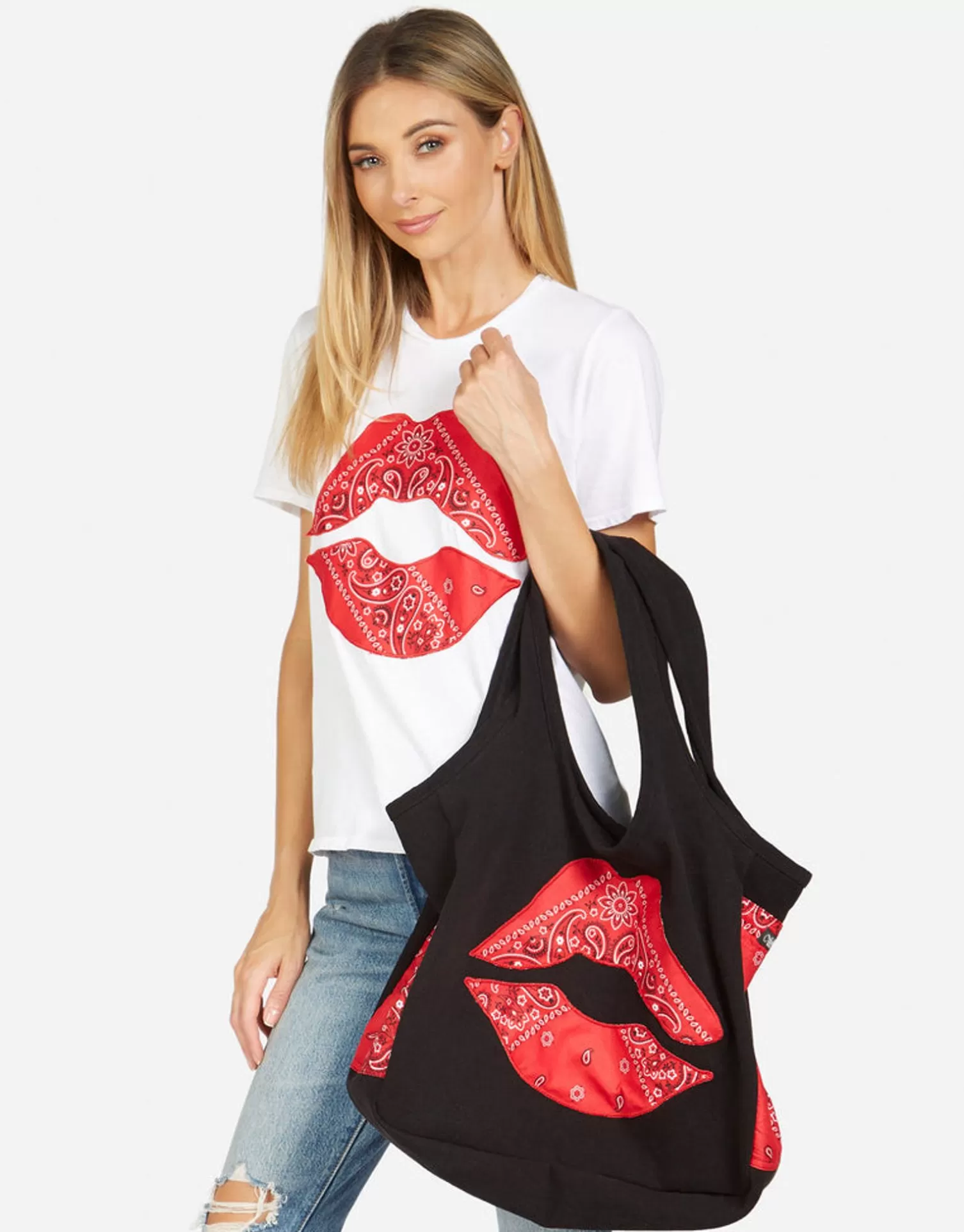 Lauren Moshi Fatima Bandana Lip* Bags