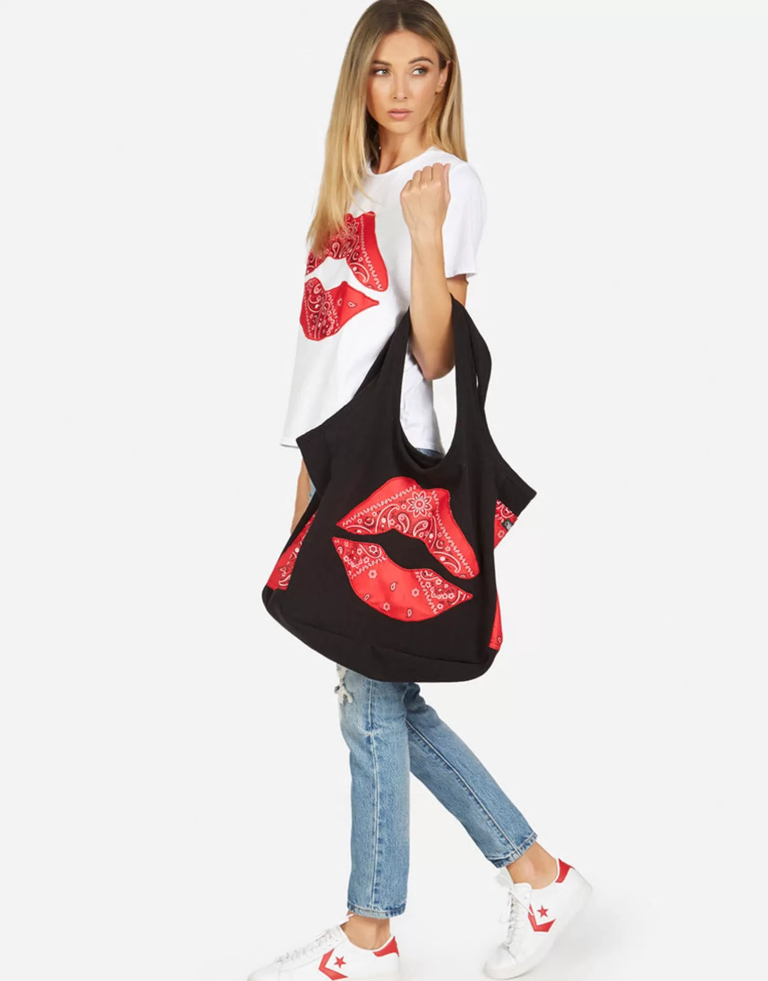 Lauren Moshi Fatima Bandana Lip* Bags